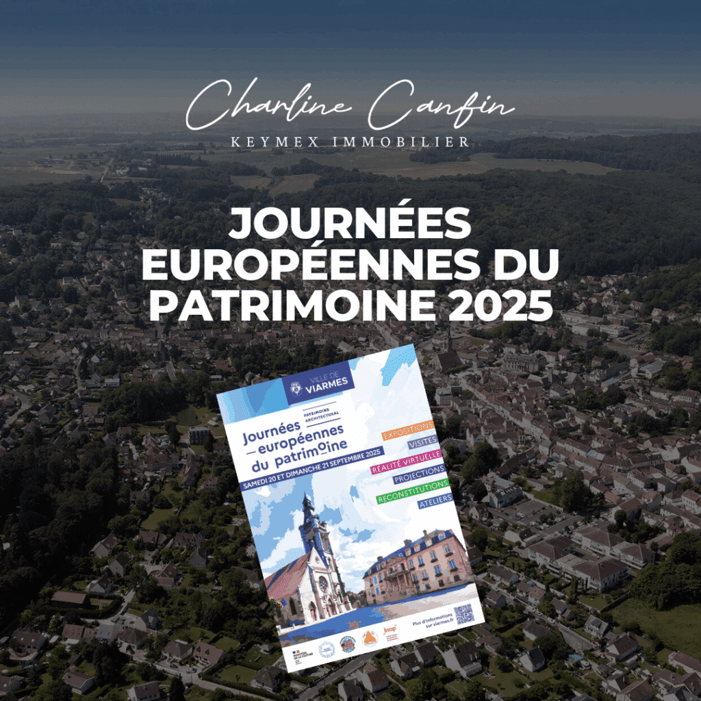 Affiche Journées Européennes du Patrimoine 2025, Viarmes.