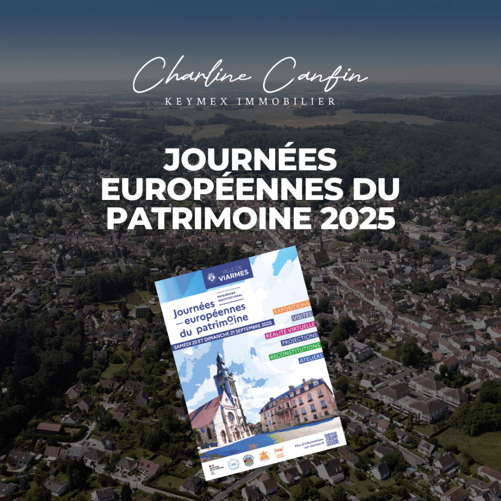 Affiche Journées Européennes du Patrimoine 2025, Viarmes.